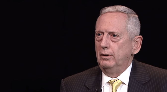 Gen Mattis on “post-traumatic growth”